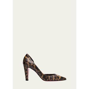 CHRISTIAN LOUBOUTIN
Vibella Red-Sole Leopard-Print Leather Pumps 37 BNIB